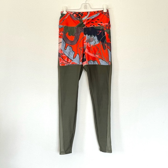 Gymshark Nikki Blackketter Dynamic V-cut Sculpt Waistband Mesh Leggings Sz M - Picture 4 of 14